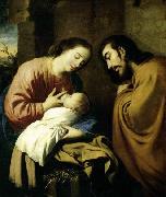 ZURBARAN  Francisco de The Holy Family oil painting on canvas